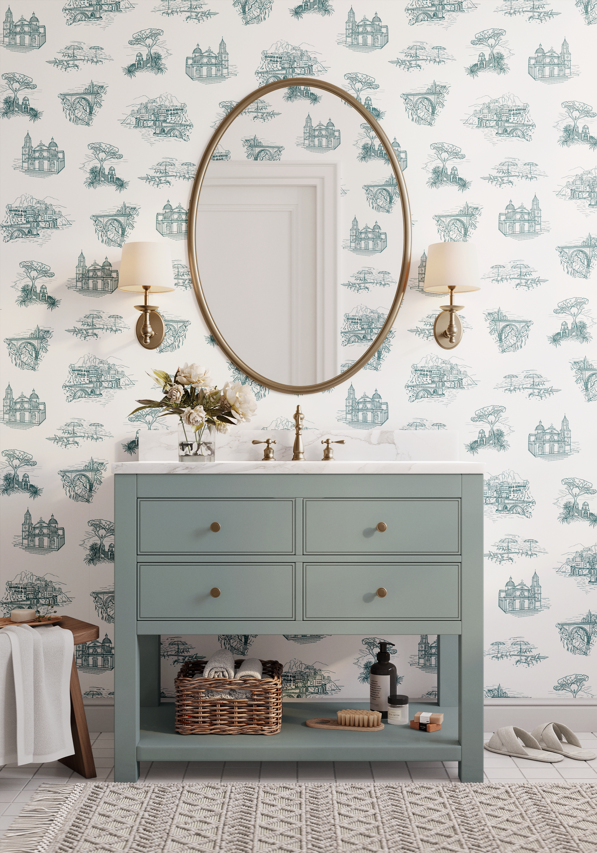 Amalfi - Teal Tranquility