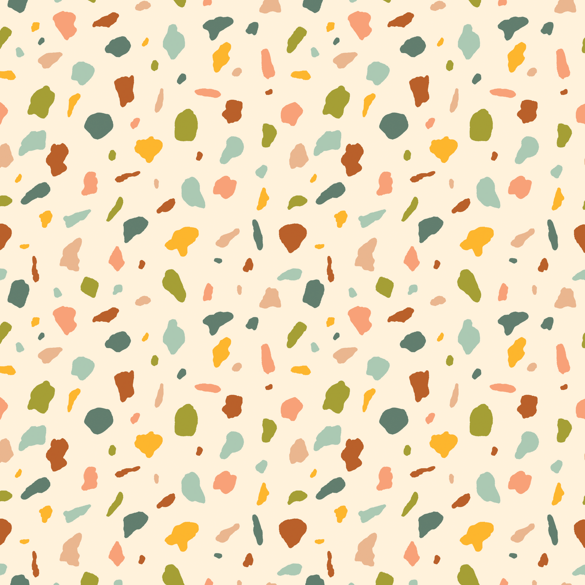 Southwest Boho Terrazzo - Cream