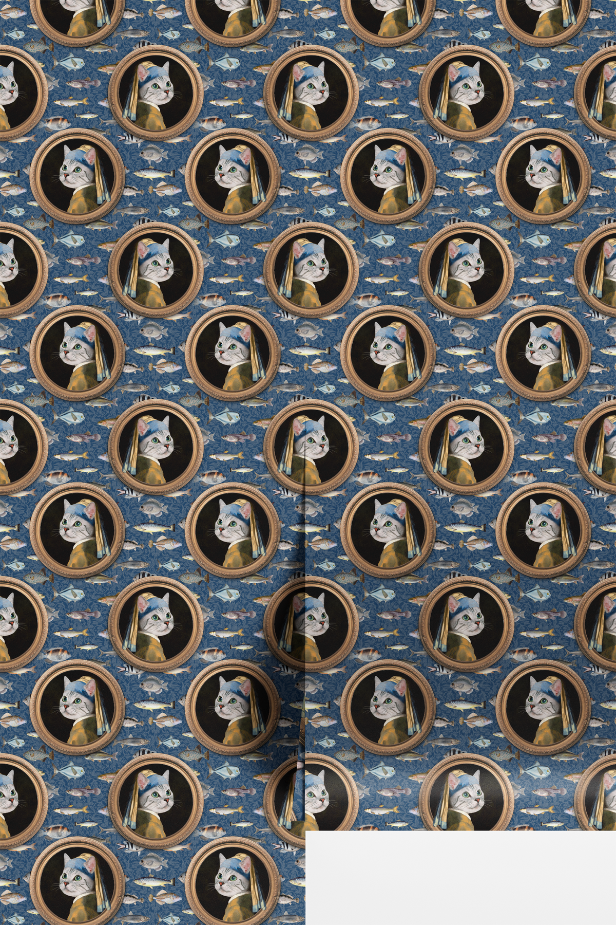 True Vermeer Cats - Dark Blue