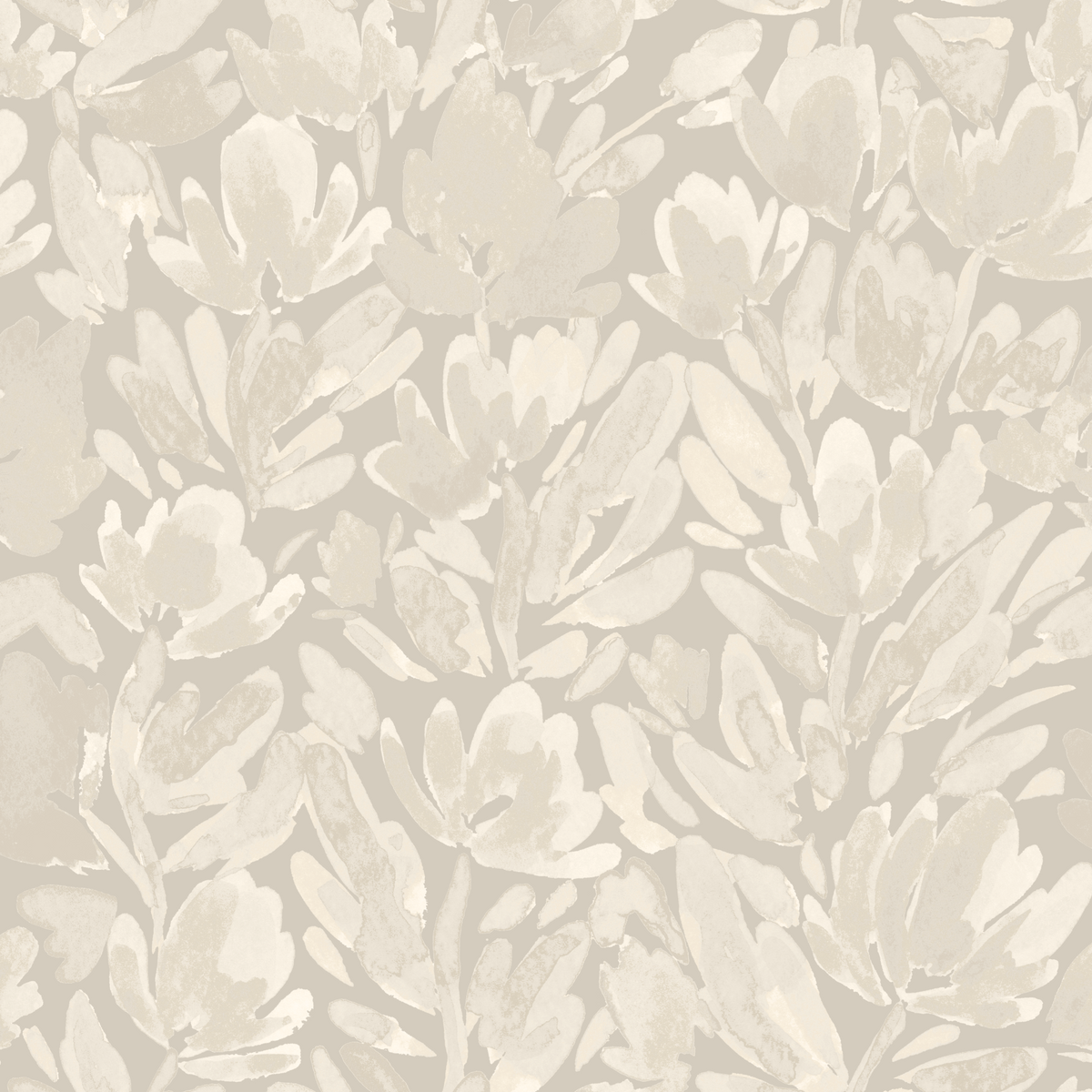 Tulip Vines - Taupe