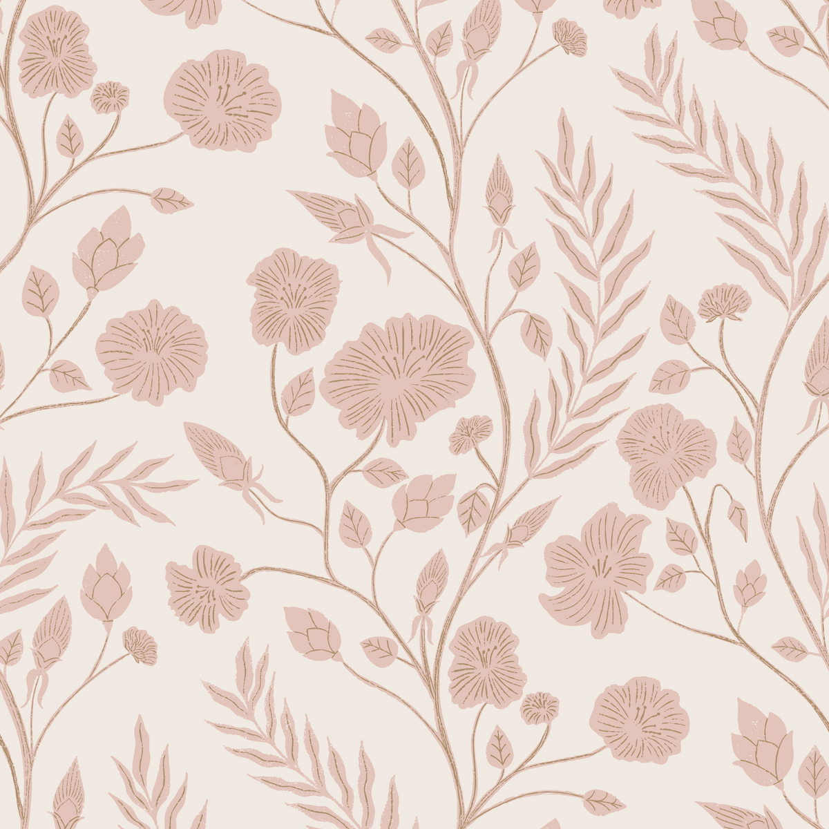 Untamed Vines - Pink