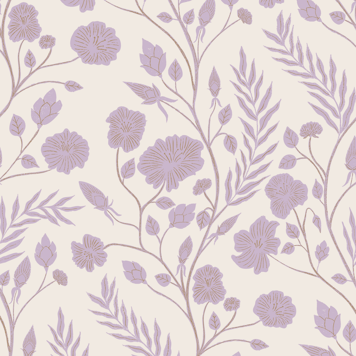 Untamed Vines - Purple