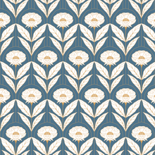  Victorian Floral Blue X Presutti Designs