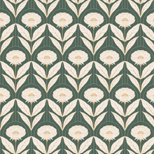  Victorian Floral Green X Presutti Designs