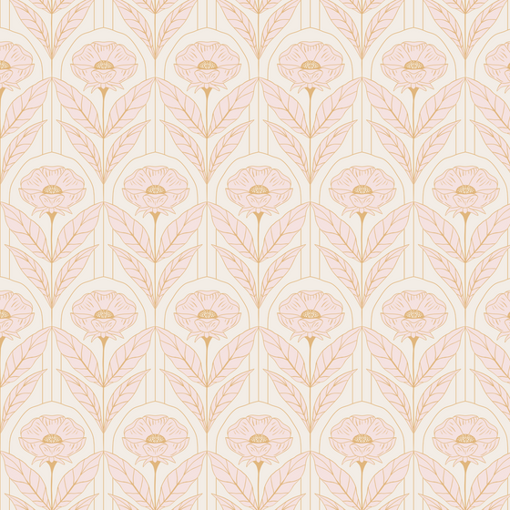 Victorian Floral Pink X Presutti Designs