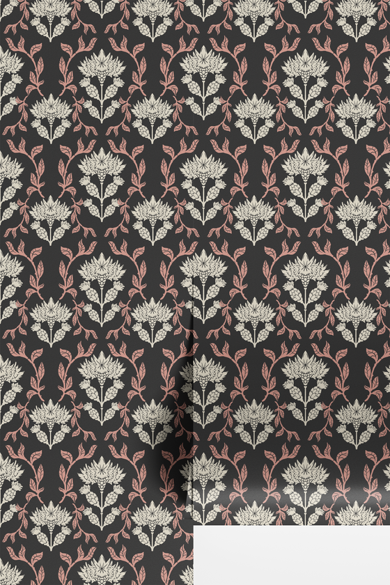 Vintage Garden - Dark // by Papillon Patterns