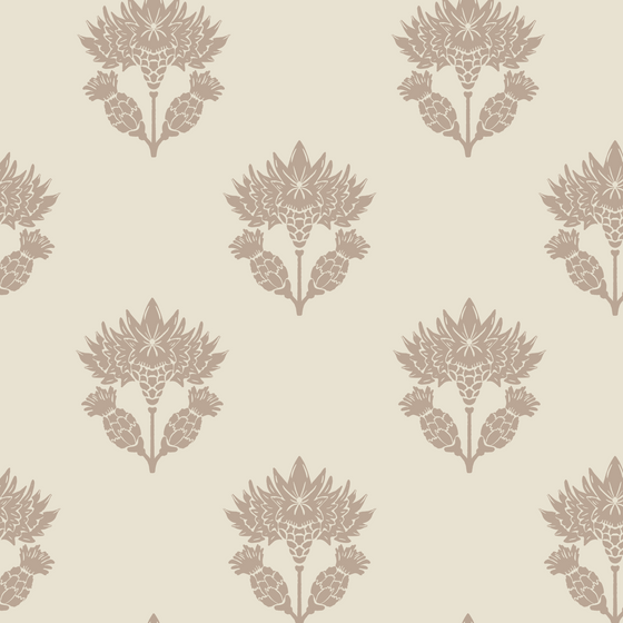 Simple Vintage Garden in Beige