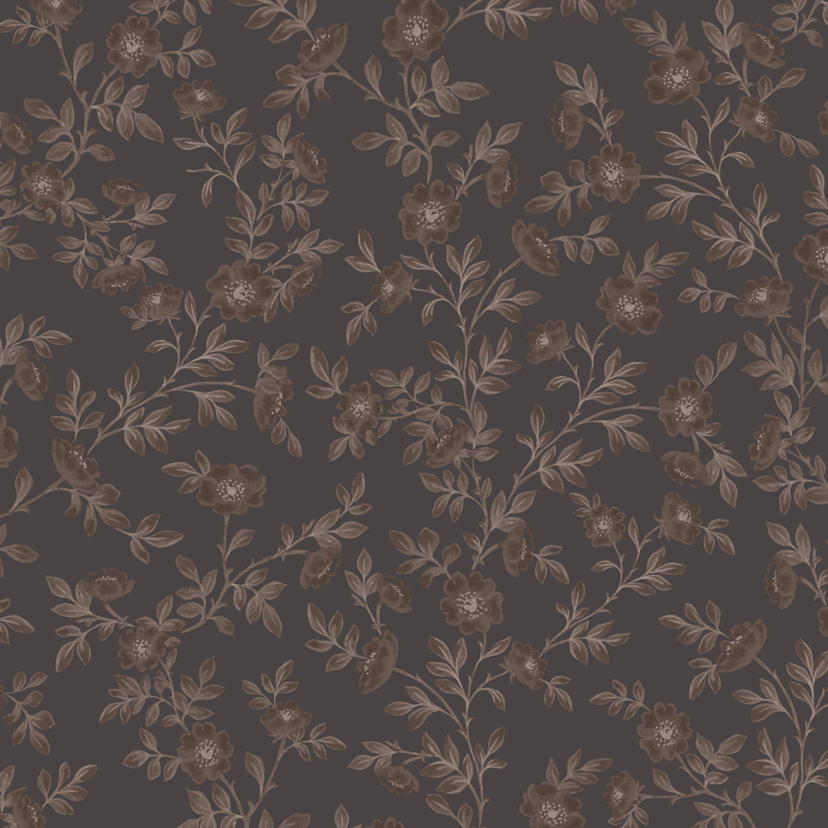 Vintage Rose Vines - Moody Amber