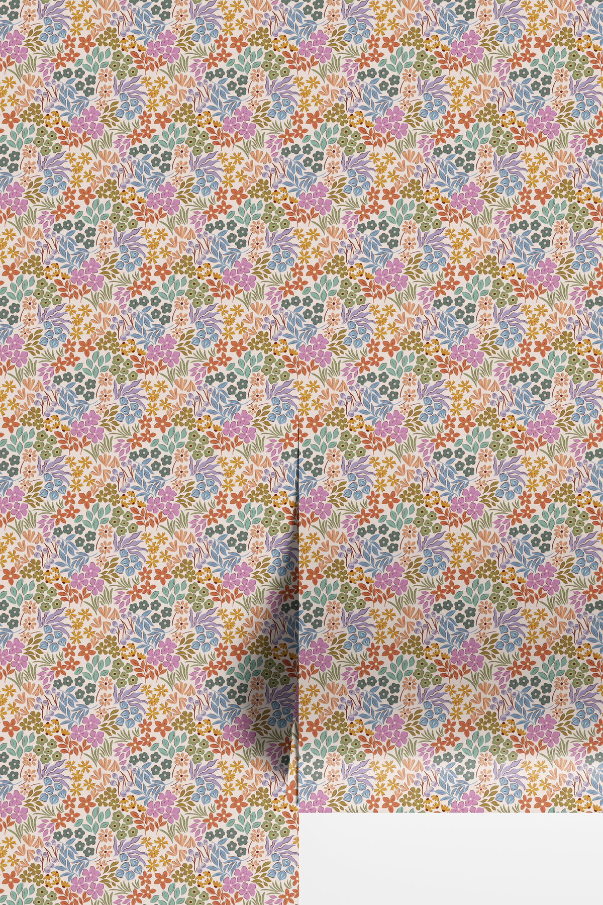 Warm Ditsy Floral - Cream