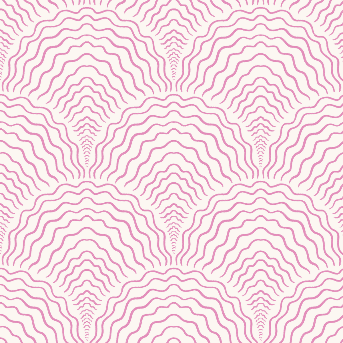 Wavy Scallops - Pink