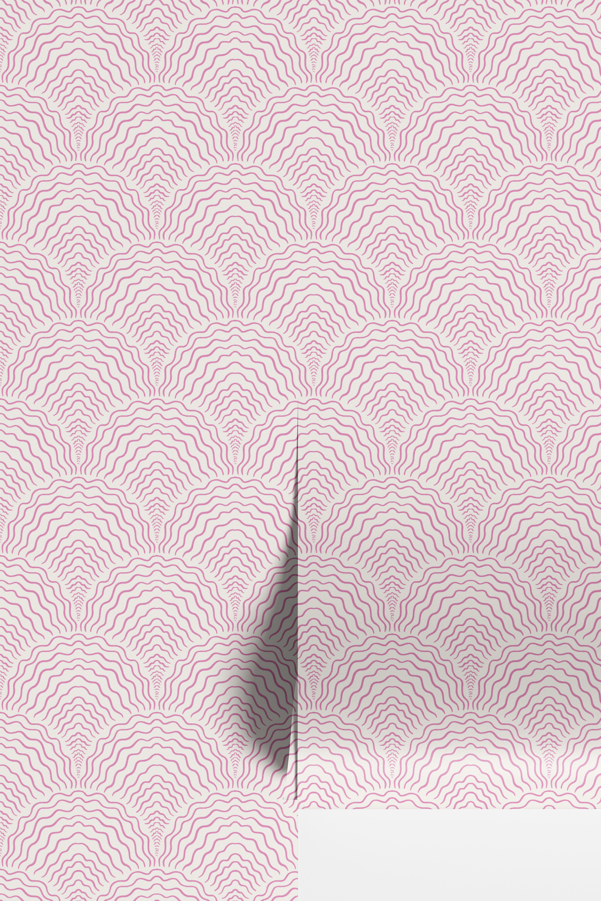 Wavy Scallops - Pink