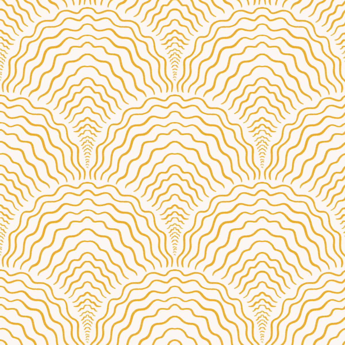 Wavy Scallops - Yellow