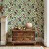 Playful Monkeys in Green Wallpaper X Uta Naumann