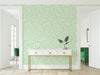 Light Green Abstract Removable Peel and Stick Wallpaper