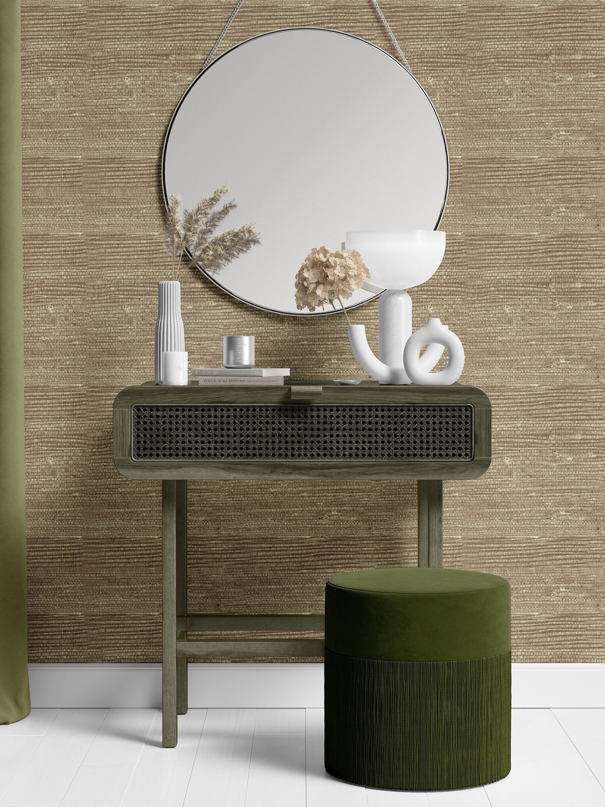 Faux Grasscloth #4